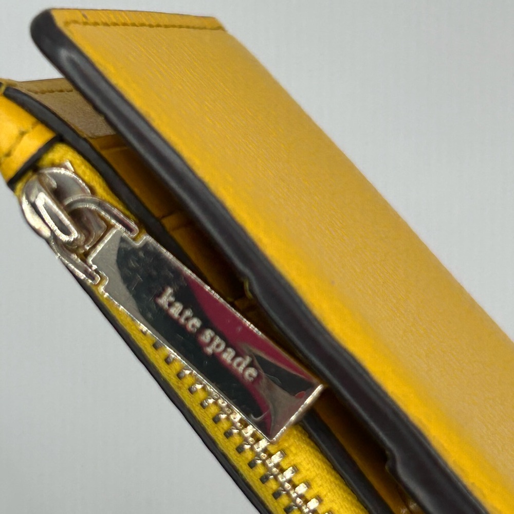 Kate Spade Mustard Yellow Leather Wallet - Picture 6 of 10